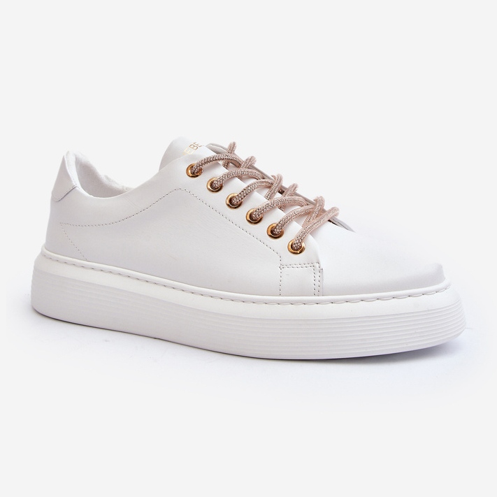 Leather Women's Sports Shoes CheBello 4362 White 2 Leather Women's Sports Shoes CheBello 4362 White 2