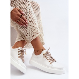 Leather Women's Sports Shoes CheBello 4362 White 1 Leather Women's Sports Shoes CheBello 4362 White 1