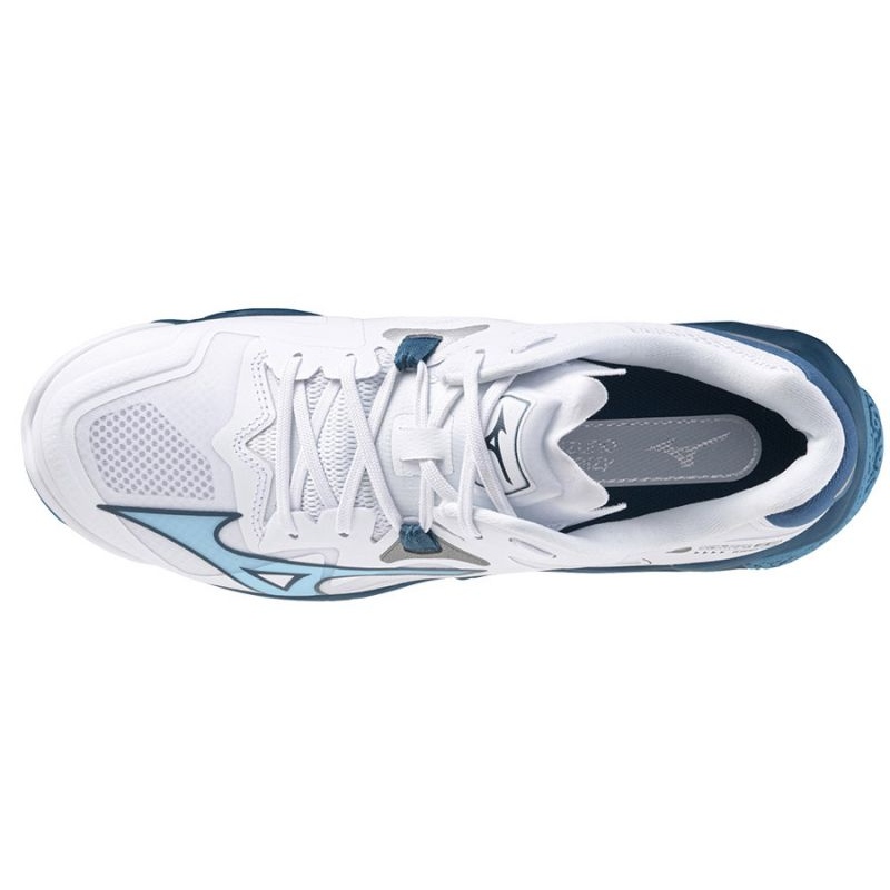 Mizuno Wave Lightning Z8 ホワイト Mizuno Wave Lightning Z8 White / Blue - Feb 2025