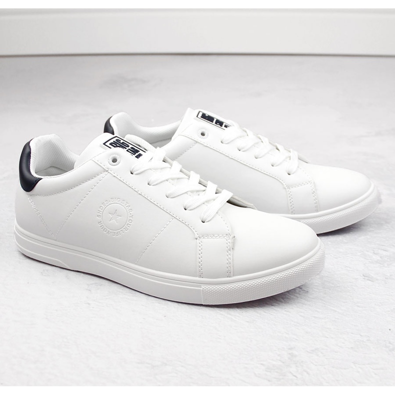White men's sports shoes Big Star NN174282 1
