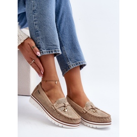 Women's Openwork Moccasins Golden Twista 1