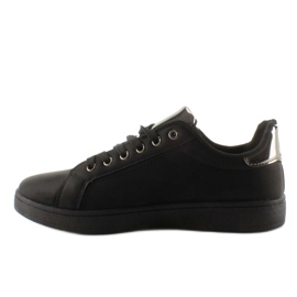 Sweet lips FB-15 BLACK / GUN sneakers with patches 1
