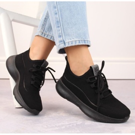 Big Star W INT1961B openwork sports shoes, black 1