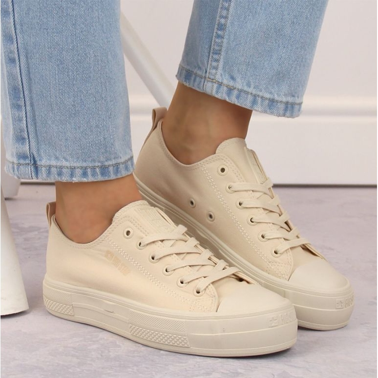 Big Star W INT1963B platform sneakers, beige 2