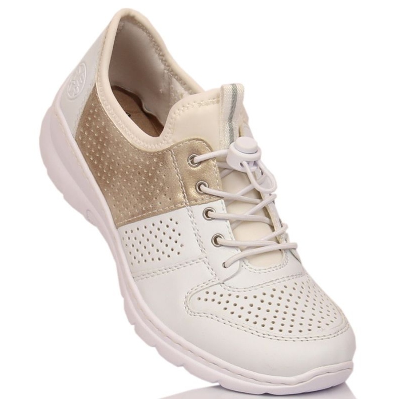 Comfortable Rieker W L3254-80 shoes, white 1