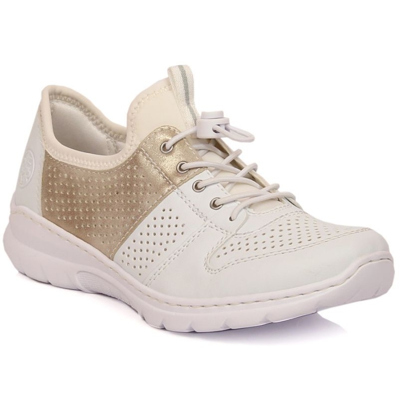 Comfortable Rieker W L3254-80 shoes, white 2