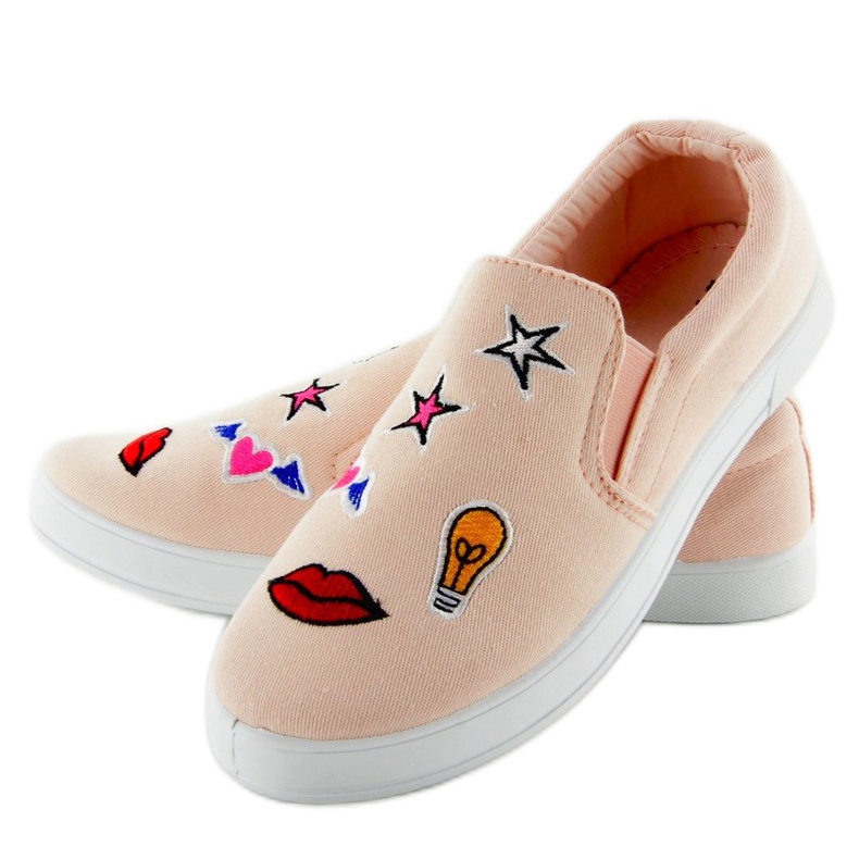 Slipons with JX41P Pink patches multicolored 1