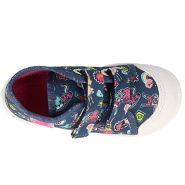 Befado children's slippers with Velcro 212P080 blue 3 Befado children's slippers with Velcro 212P080 blue 3
