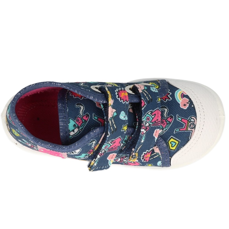 Befado children's slippers with Velcro 212P080 blue 3