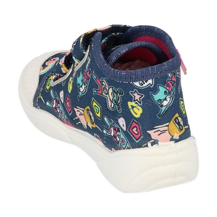 Befado children's slippers with Velcro 212P080 blue 4