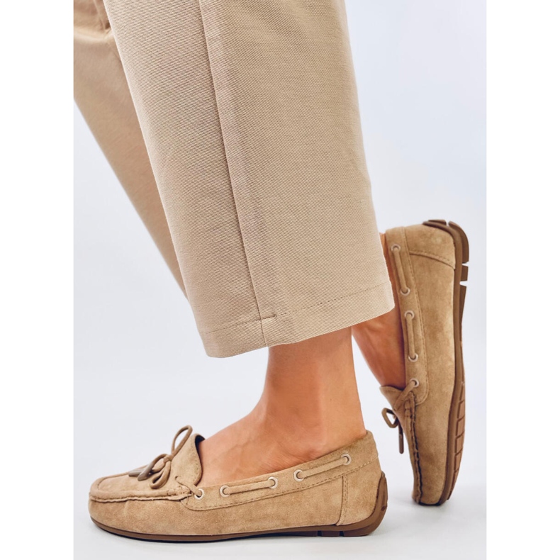 Wards Khaki suede loafers beige 2