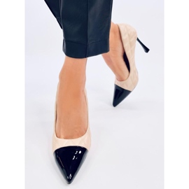 Chanelkikikikiki Sheltoni Beige high heels 1