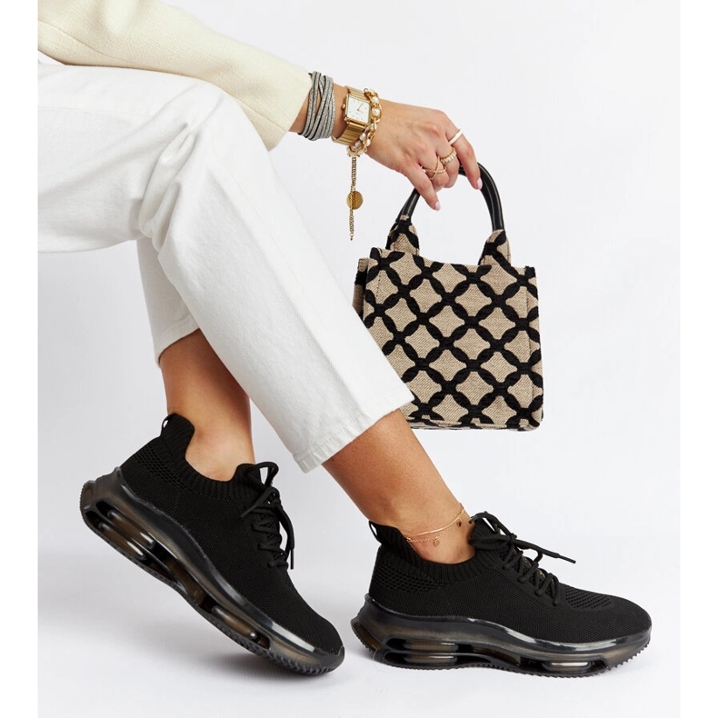 Black platform sneakers Goe JJ2N4080 1