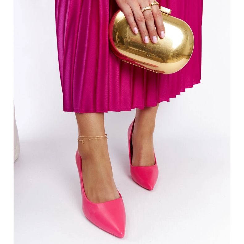 Pink Rodney high heels 2