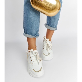 Massive white sneakers with Euclid rhinestones 2