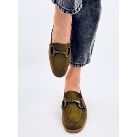Isidora Green women's loafers 1