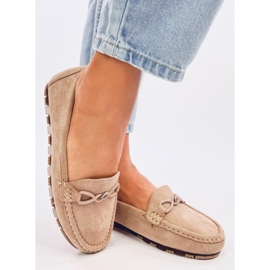 Women's Saga Khaki loafers beige 2