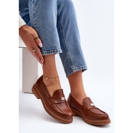 Zazoo 20165 Women's Leather Moccasins, Brown 2