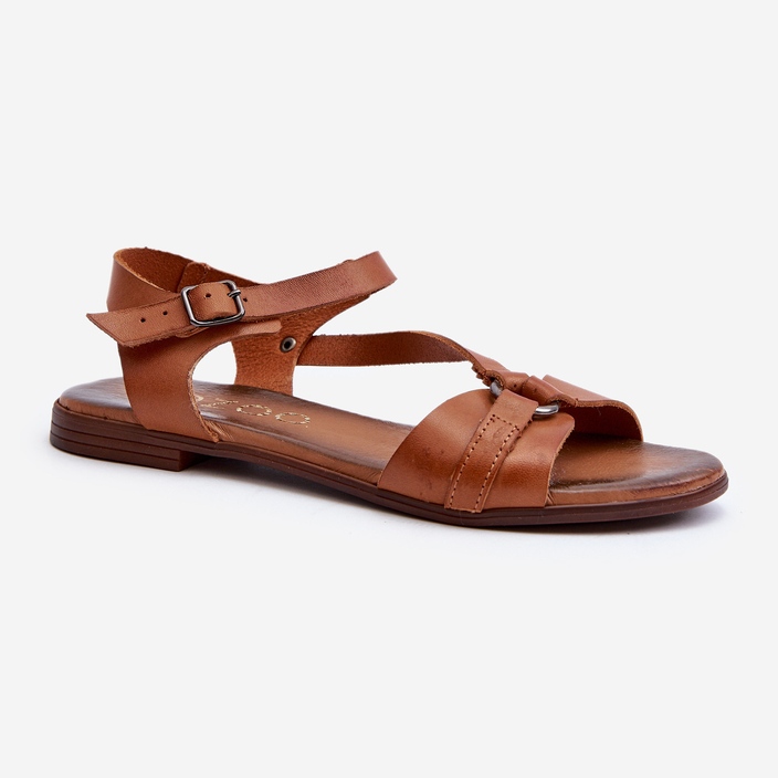 Zazoo 40182 Women's Leather Sandals, Brown 2