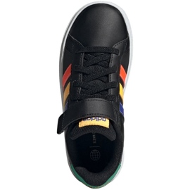 Adidas Grand Court 2.0 El K Jr HP8914 shoes black 1 Adidas Grand Court 2.0 El K Jr HP8914 shoes black 1