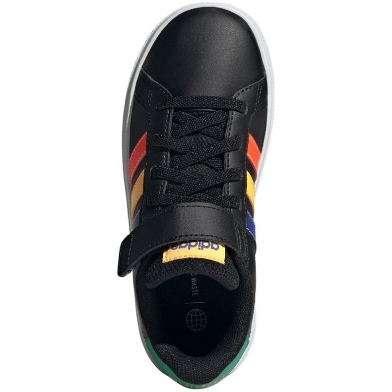 Adidas Grand Court 2.0 El K Jr HP8914 shoes black 1 Adidas Grand Court 2.0 El K Jr HP8914 shoes black 1