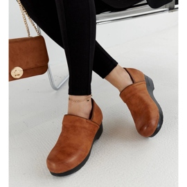Brown Montoro platform shoes 1 Brown Montoro platform shoes 1