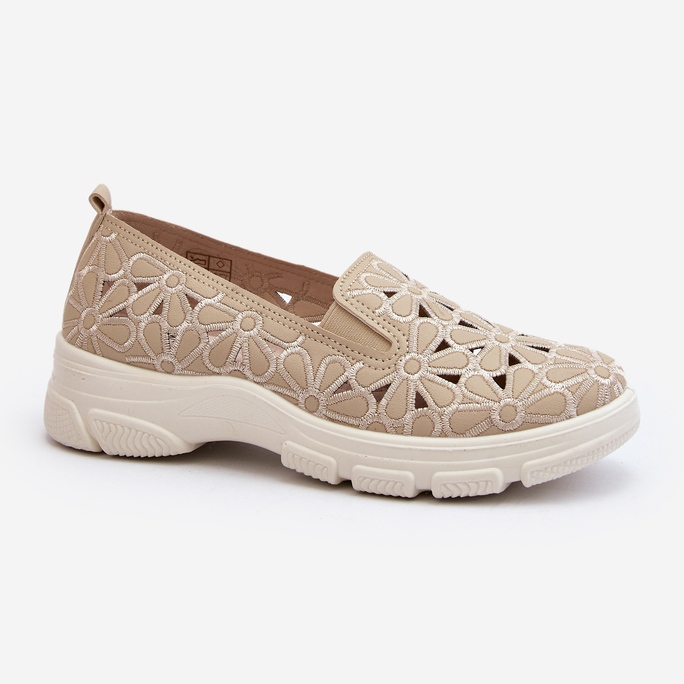 Beige Emilei Women's Openwork Shoes 1 Beige Emilei Women's Openwork Shoes 1