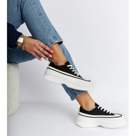 Black Plesio platform sneakers 2