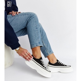 Black Plesio platform sneakers 1