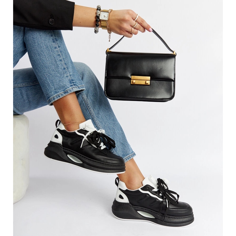 Black and white Galdino sneakers 1 Black and white Galdino sneakers 1