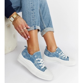 Blue Blais platform sneakers 1