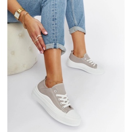 Gray Blais platform sneakers grey 2