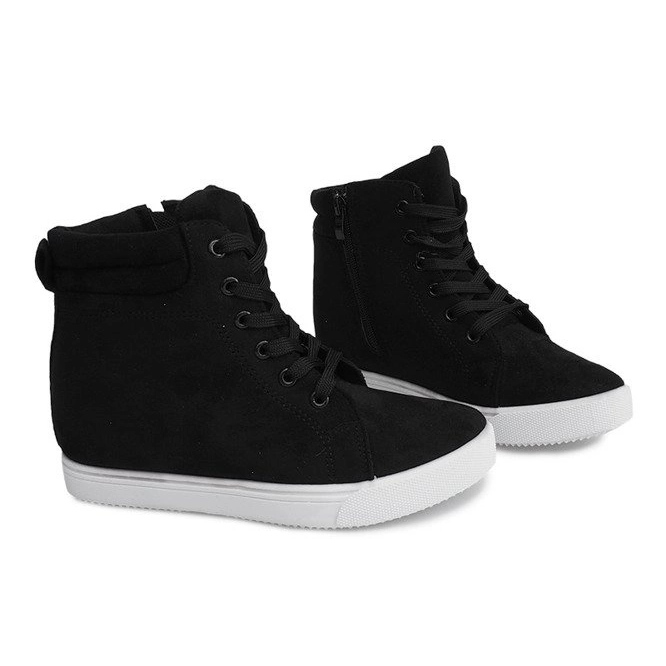 Wedge Sneakers TL089 Black 1