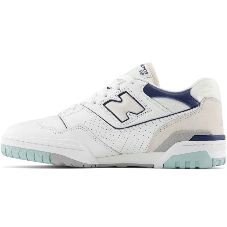 New Balance BB550WCA sports shoes white 1