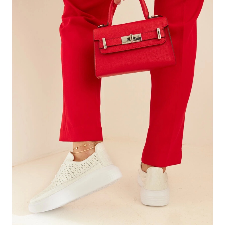 Lori silver platform sneakers 1