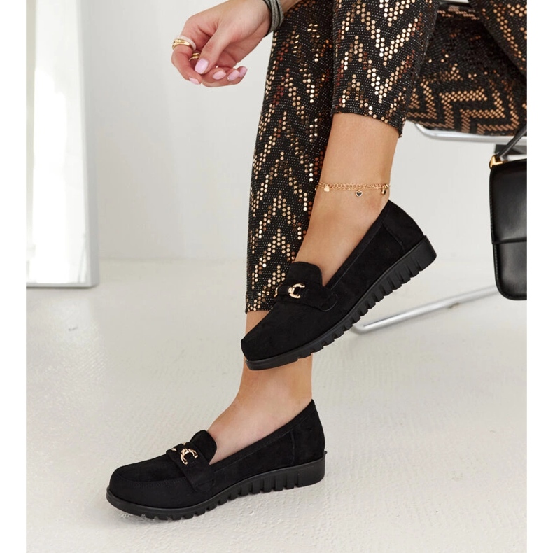 Black suede Prussia loafers 2