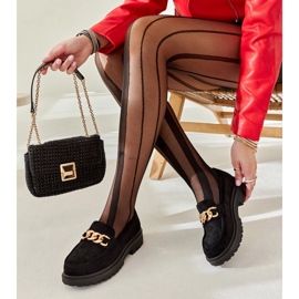 Elenor black suede loafers 2 Elenor black suede loafers 2