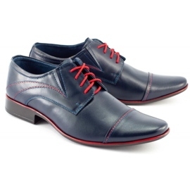 Olivier Men's formal shoes 238 navy blue 2