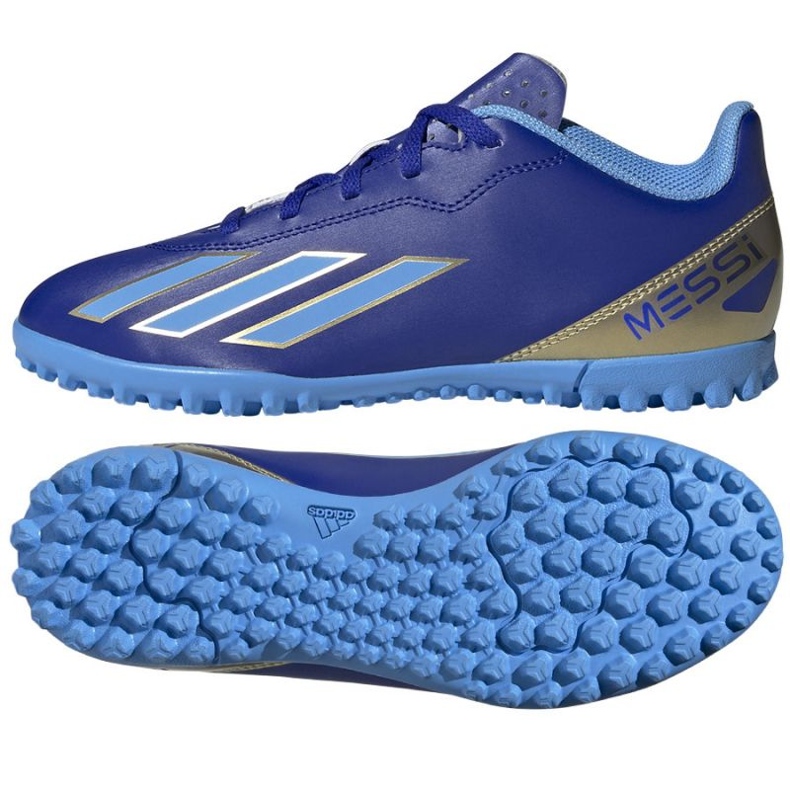 Adidas X Crazyfast Club Messi Jr Tf ID0722 shoes blue 1