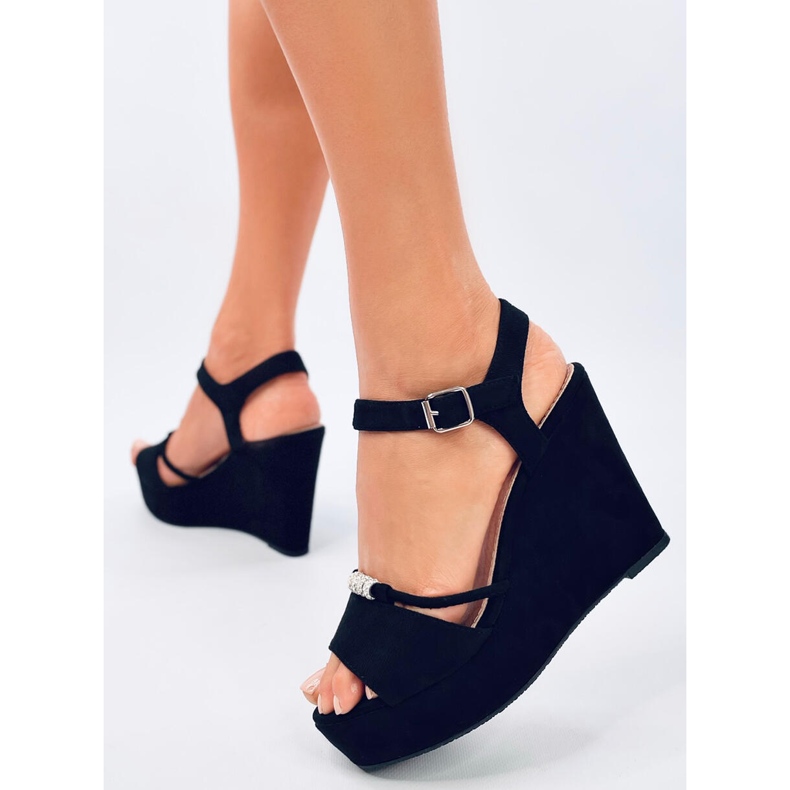 Waite Black wedge sandals 2 Waite Black wedge sandals 2