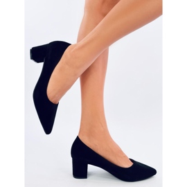 Trabersi Black low-heeled pumps 2