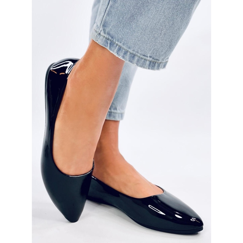Xants Black patent ballet flats 2