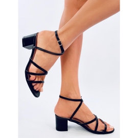 Tiden Black high-heeled sandals 2