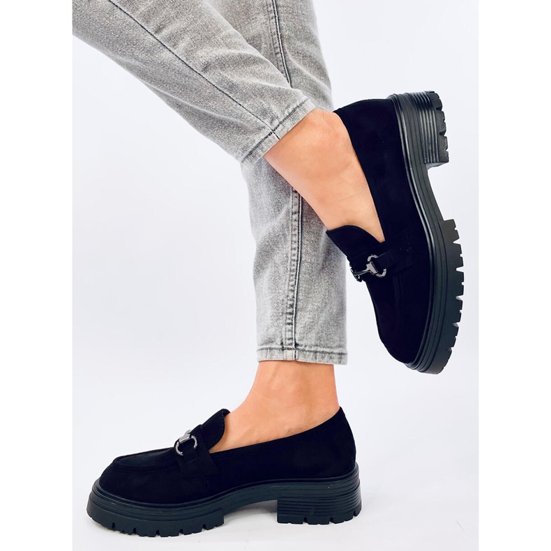 Lear Black women's moccasins 2