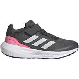 Adidas RunFalcon 3.0 El K HP5873 shoes black 1 Adidas RunFalcon 3.0 El K HP5873 shoes black 1