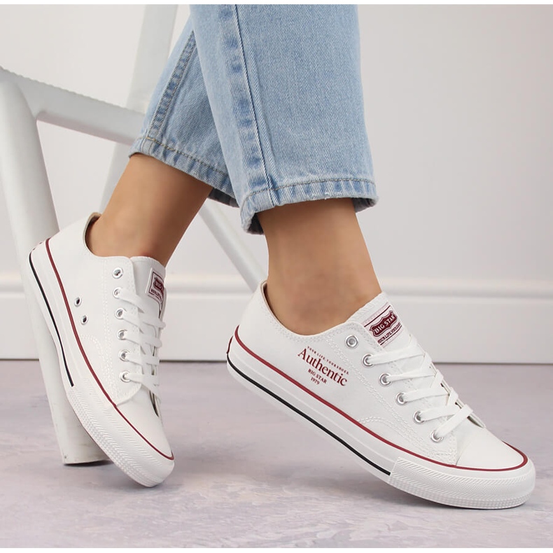White Big Star NN274235 lace-up sneakers 1