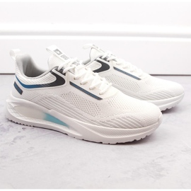 Men's white lace-up sports shoes Big Star NN174374 1