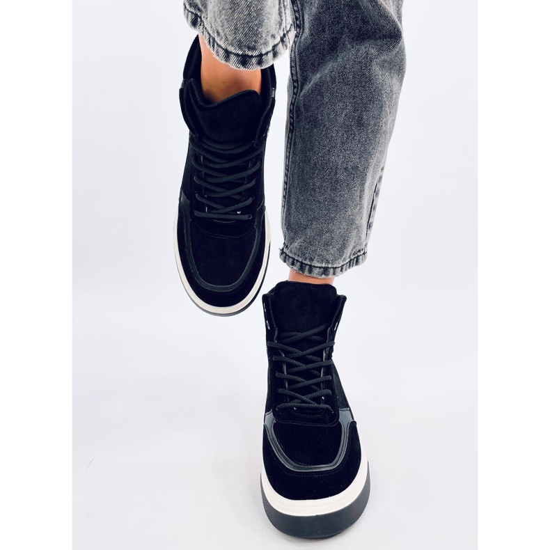 Riess Black high-top sneakers 1 Riess Black high-top sneakers 1