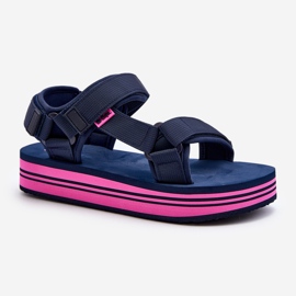 Women's Platform Sandals Lee Cooper LCW-24-05-2754L Navy Blue 1