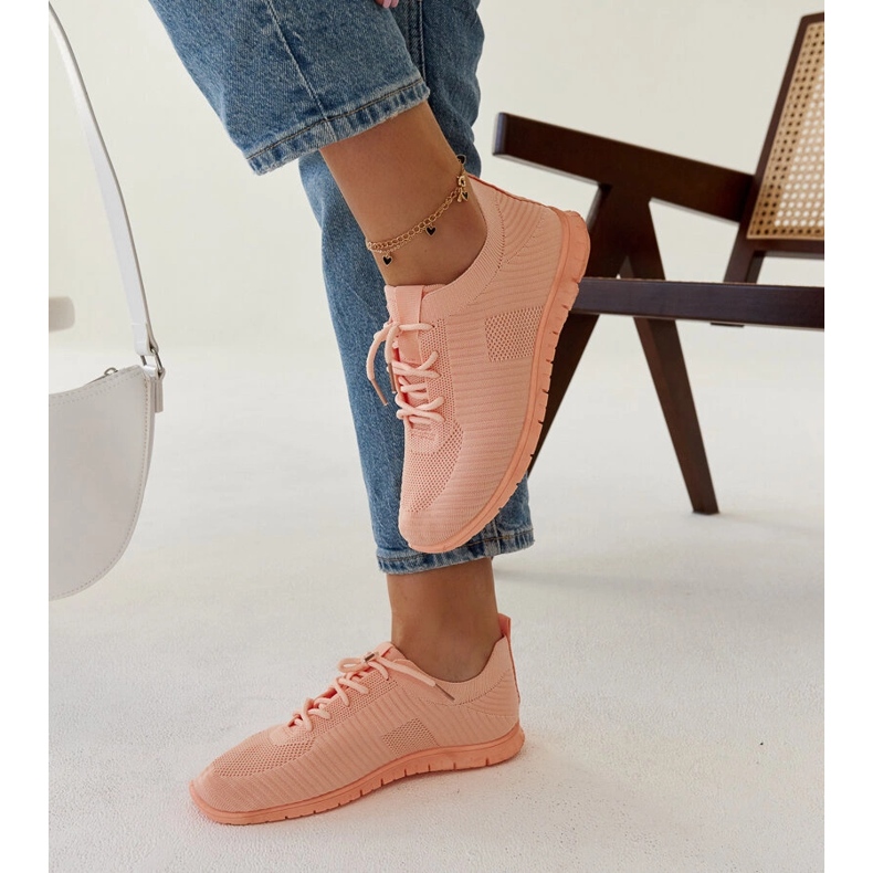 Pink fabric sneakers by Erminio 2 Pink fabric sneakers by Erminio 2